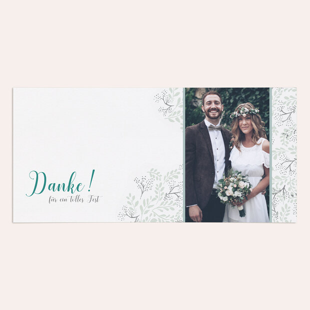 Danksagungskarte Hochzeit - Auf dem Land