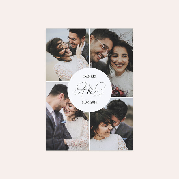 Danksagungskarte Hochzeit - Zauberzeit