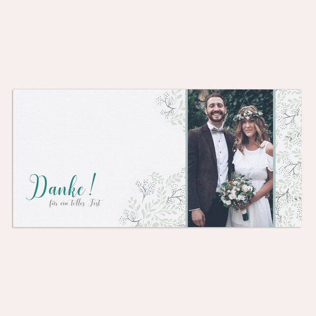 Danksagungskarte Hochzeit - Auf dem Land