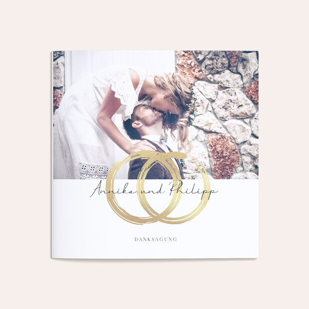 Danksagungskarte Hochzeit - Noblesse