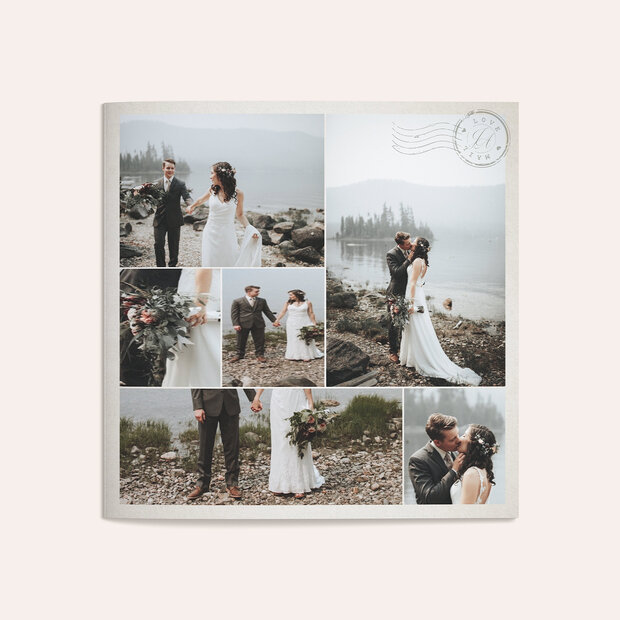 Danksagungskarte Hochzeit - Liebespost