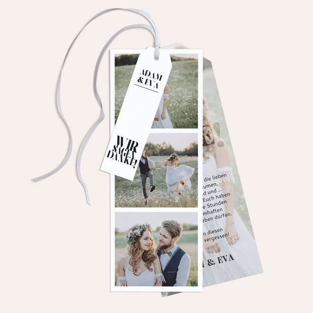 Danksagungskarte Hochzeit - Das große Wort