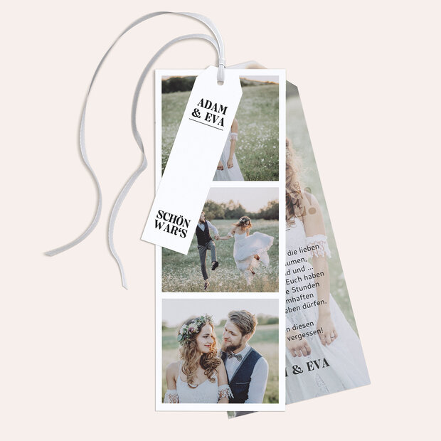 Danksagungskarte Hochzeit - Das große Wort