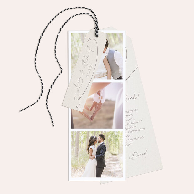 Danksagungskarte Hochzeit - Leichtigkeit