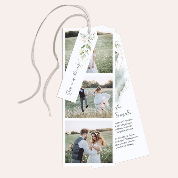 Danksagungskarte Hochzeit - Herzliche Eleganz
