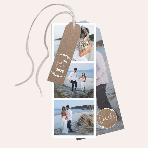 Danksagungskarte Hochzeit - Freudenfunkeln