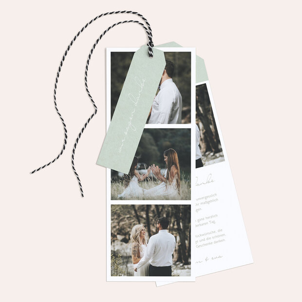 Danksagungskarte Hochzeit - Sinnesrauschen