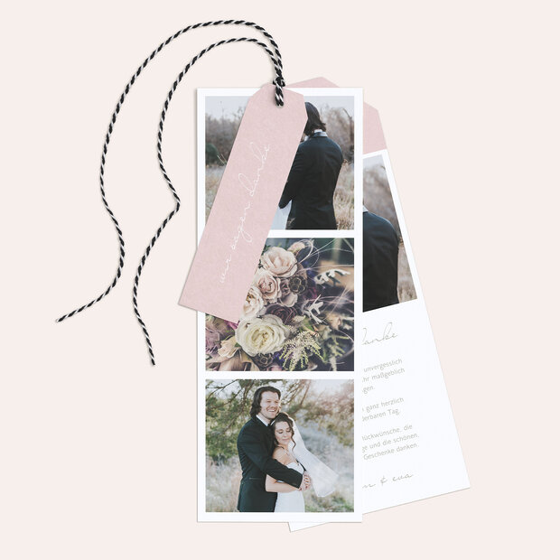 Danksagungskarte Hochzeit - Sinnesrauschen