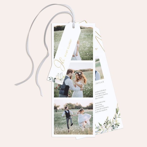 Danksagungskarte Hochzeit - Tender Florals