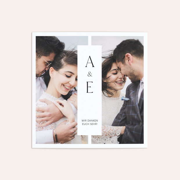 Danksagungskarte Hochzeit - Splendid Wedding
