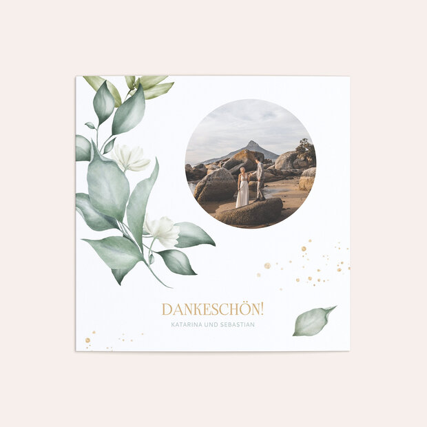 Danksagungskarte Hochzeit - Elfentraum