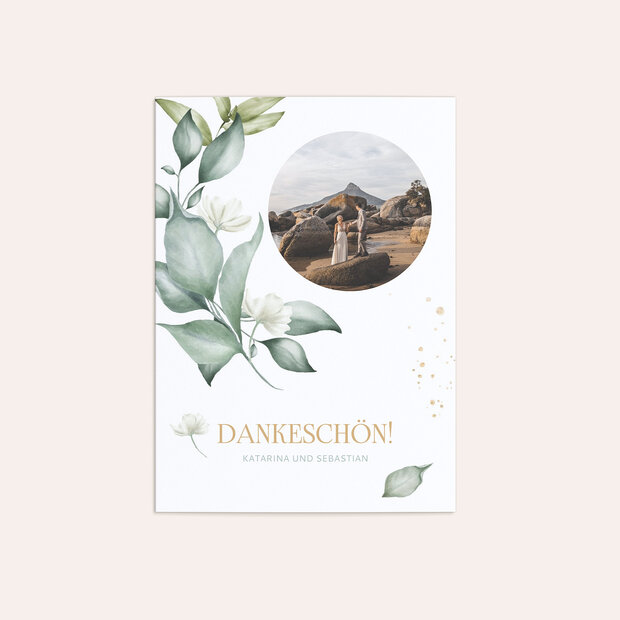 Danksagungskarte Hochzeit - Elfentraum