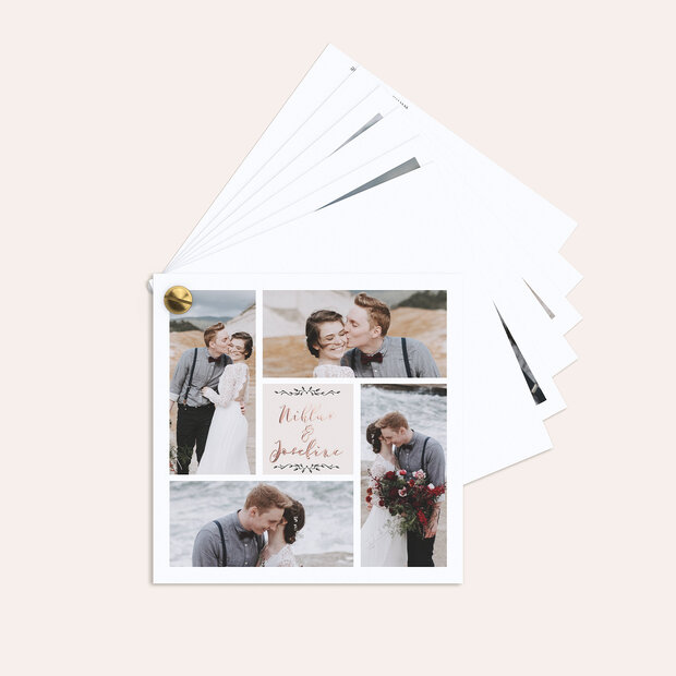 Danksagungskarte Hochzeit - Blühende Zeit