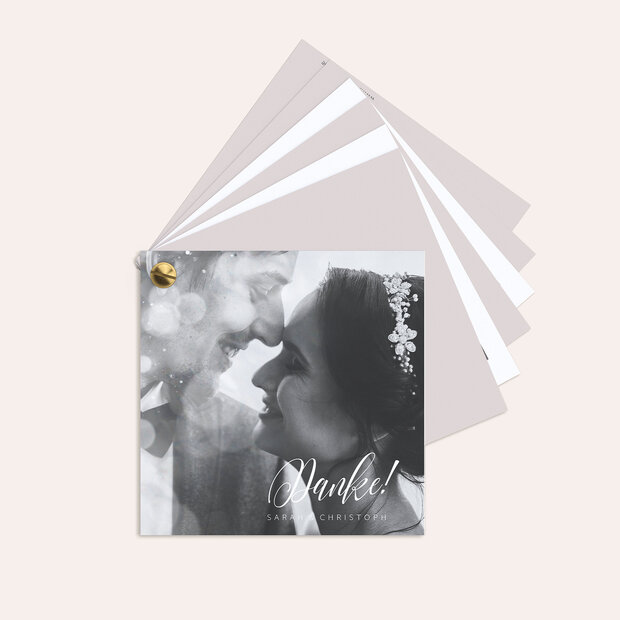 Danksagungskarte Hochzeit - Traumkulisse