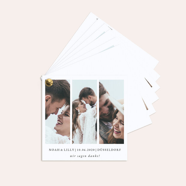 Danksagungskarte Hochzeit - Grateful Moment