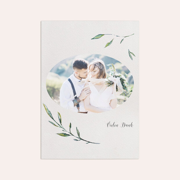 Danksagungskarte Hochzeit - Feenwald