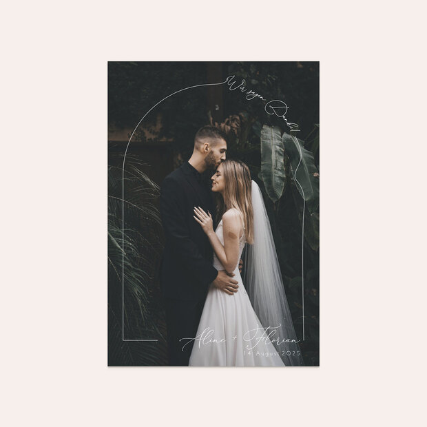 Danksagungskarte Hochzeit - Traumhafter Dank