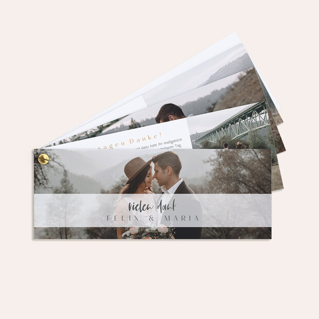 Danksagungskarte Hochzeit - Trau Dich