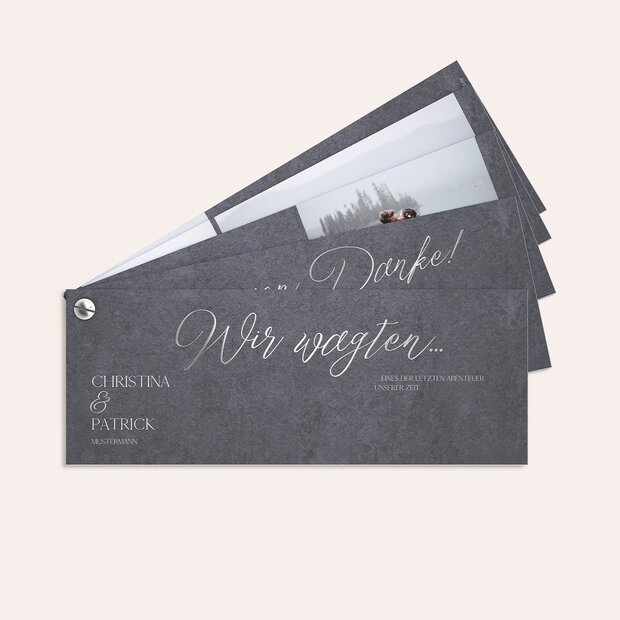 Danksagungskarte Hochzeit - Lebenstraum