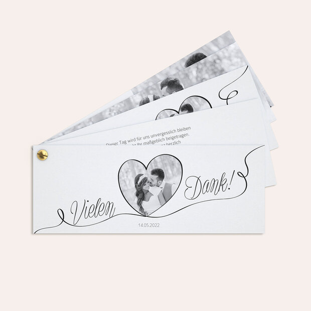 Danksagungskarte Hochzeit - Leichtigkeit