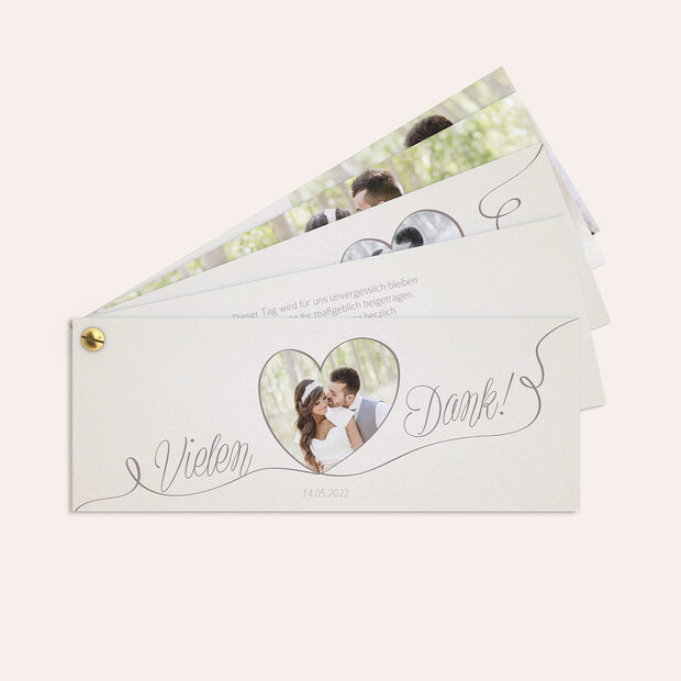 Danksagungskarte Hochzeit - Leichtigkeit