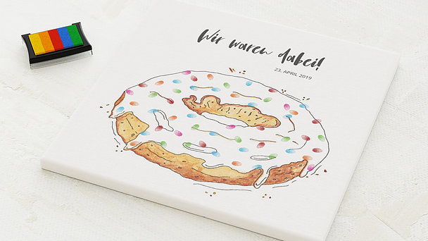 Fingerabdruckposter - Donut