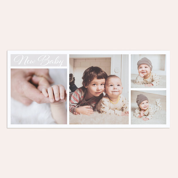 Geburtskarten - Babycollage