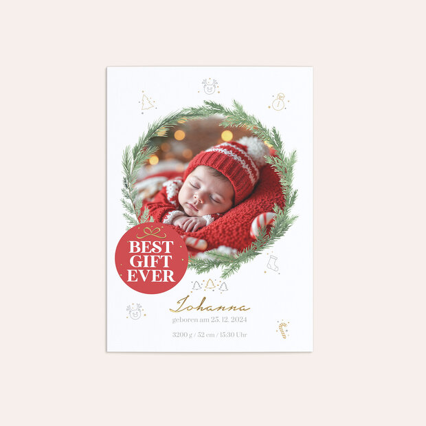 Geburtskarten - Schönstes Geschenk
