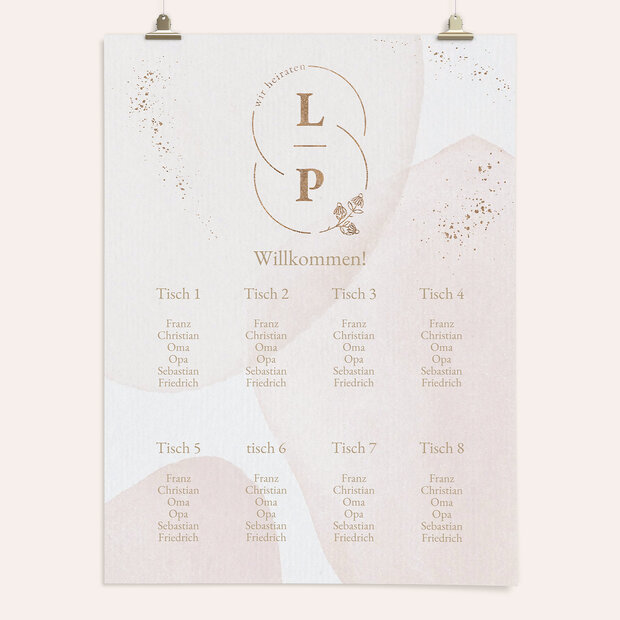 Sitzplan Hochzeit - Perfect Match