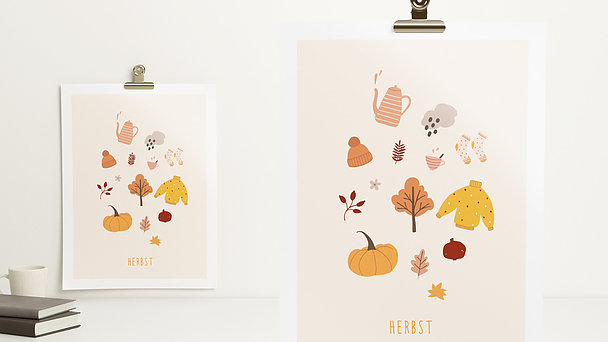 Wandbilder - Herbstliebe