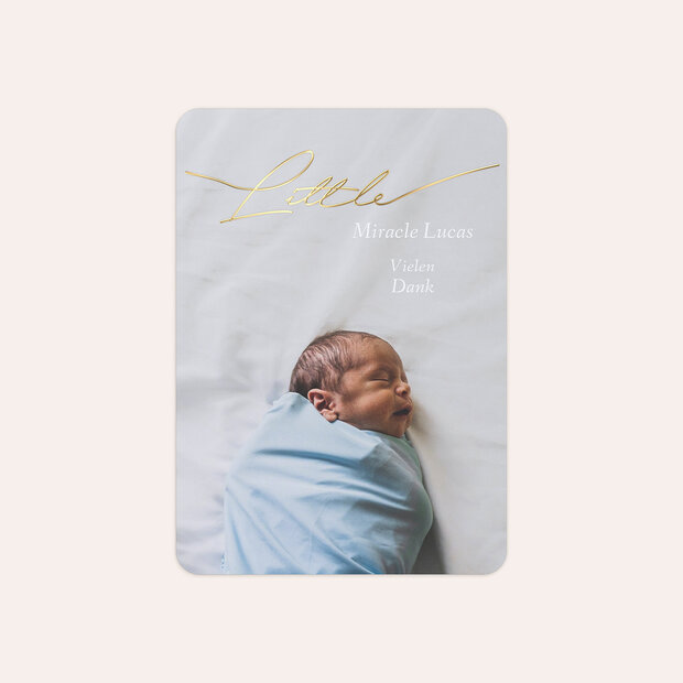 Danksagung Geburt - Im Babyglück
