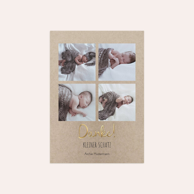 Danksagung Geburt - Kleiner Liebling