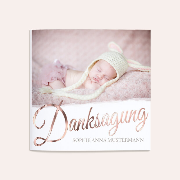 Danksagung Geburt - Kleiner Sonnenschein