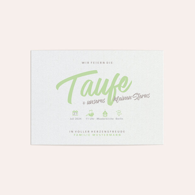 Taufkarten - Herzensfreude