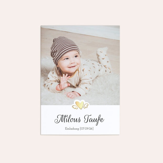 Taufkarten - Unser Herzenskind
