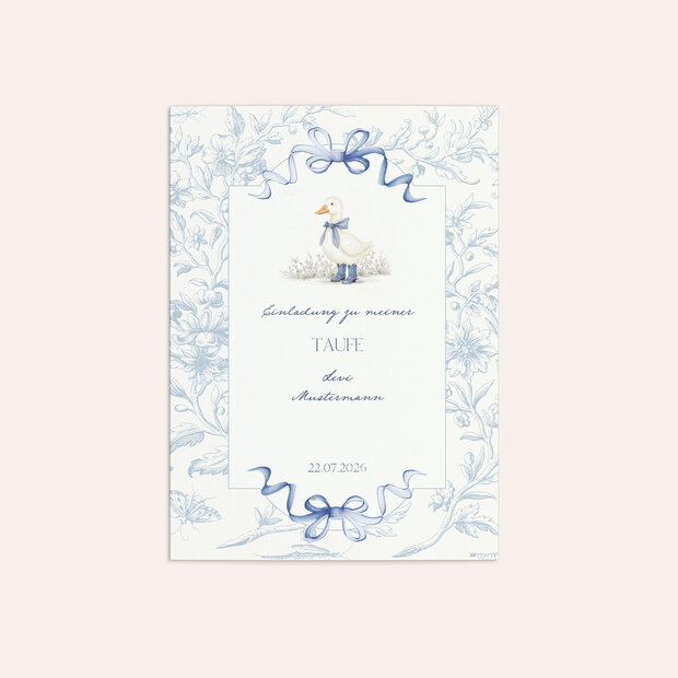Taufkarten - Bonjour, kleines Wunder