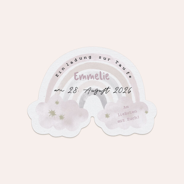 Taufkarten - Little Rainbow