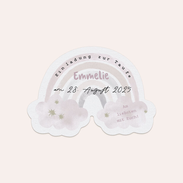 Taufkarten - Little Rainbow