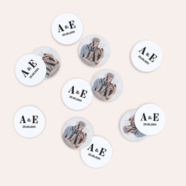 Konfetti Streudeko - Das große Wort