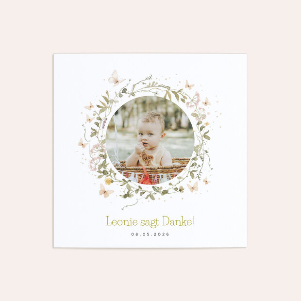 Danksagung zur Taufe - Magische Momente