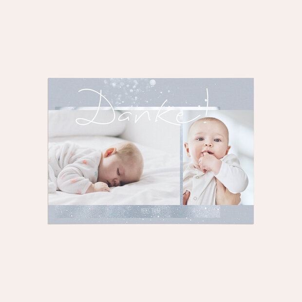 Danksagung zur Taufe - Milky Way Baby