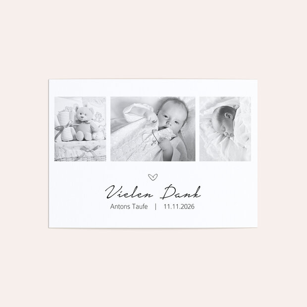 Danksagung zur Taufe - Kleiner Schatz