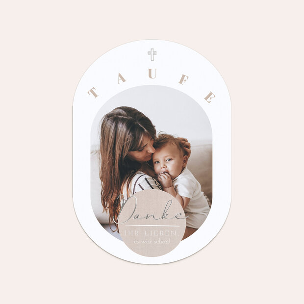 Danksagung zur Taufe - Schützende Hand