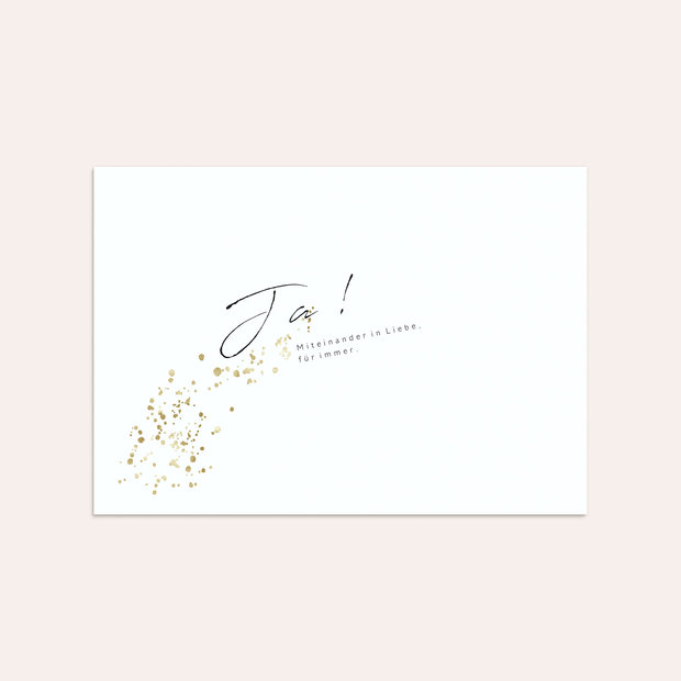 Umschlag mit Design Goldene Hochzeit - Freudensprenkel