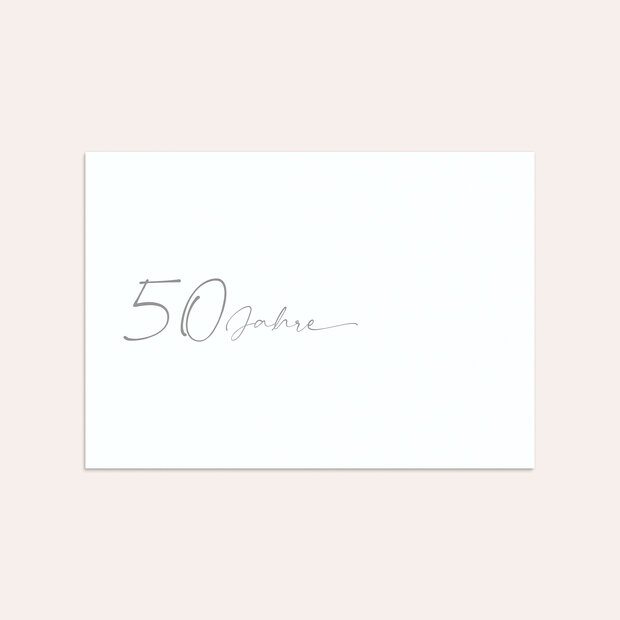 Umschlag mit Design Goldene Hochzeit - Unsere Lebensreise