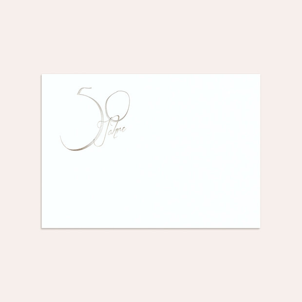 Umschlag mit Design Goldene Hochzeit - Goldglanz