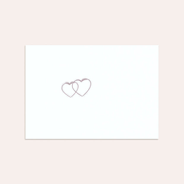 Umschlag mit Design Goldene Hochzeit - Herzenswonne