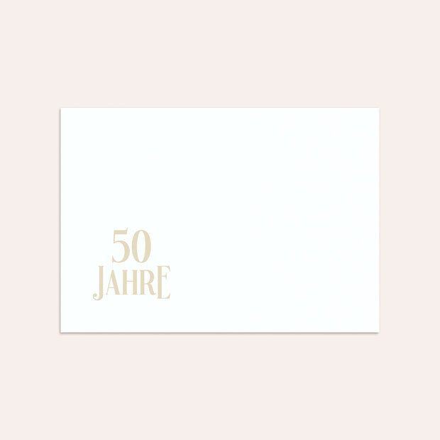 Umschlag mit Design Goldene Hochzeit - Unsere besten Jahre
