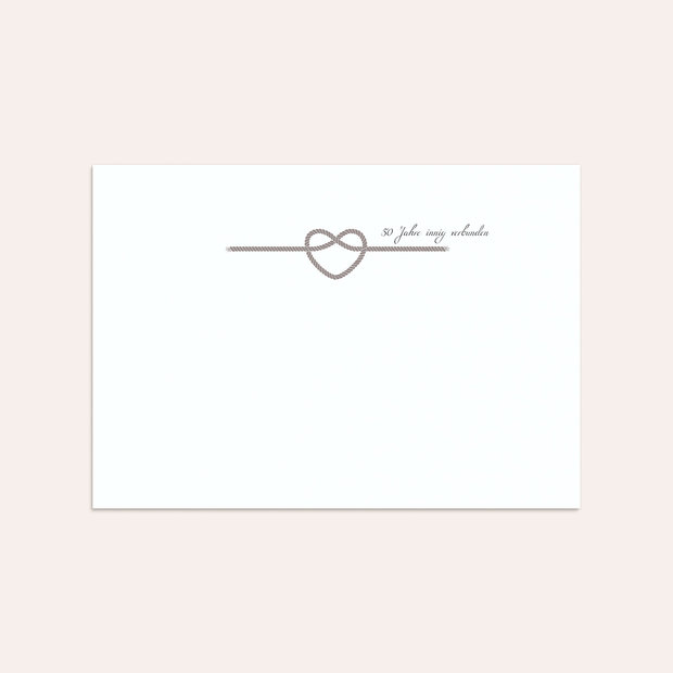 Umschlag mit Design Goldene Hochzeit - Starke Verbindung