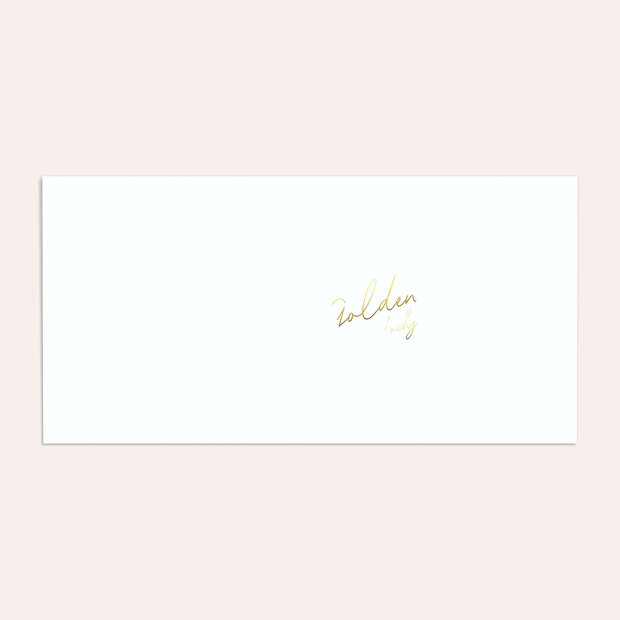 Umschlag mit Design Goldene Hochzeit - Goldene Zeiten